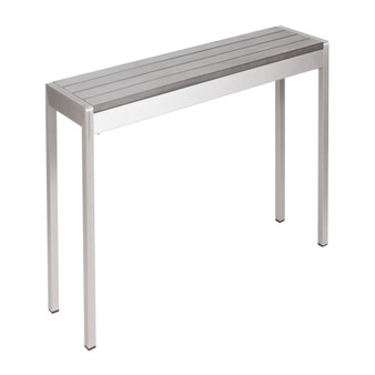 59" Aluminum Metropolitan Double Bench