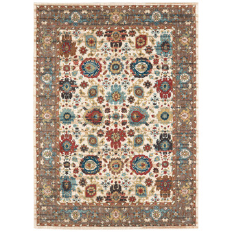 Spice Market Musi Cream 2'4" x 7'10" Runner Rug