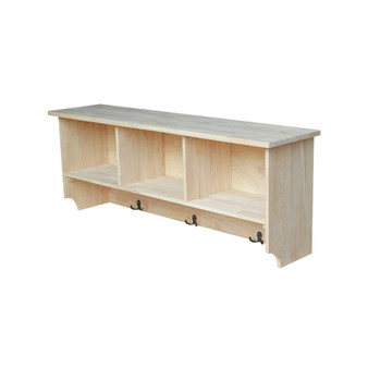 Wall Shelf Unit with Storage