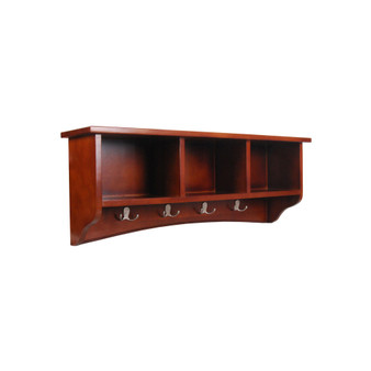 Shaker Cottage Storage Coat Hook, Cherry