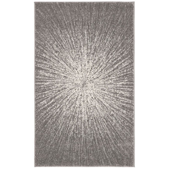 Evoke Dark Gray and Ivory 3' x 5' Area Rug