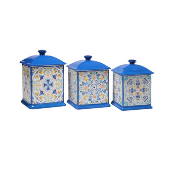 Lemonade Square Canister Set 3-Pc.