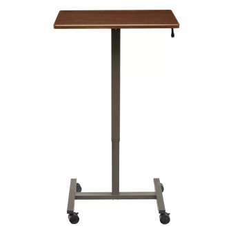 airLIFT Gas-spring Height Adjustable Sit-Stand Mobile Laptop Computer Desk Cart