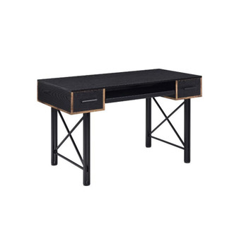 Settee Computer Desk, Black Finish 92799