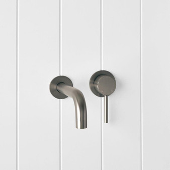 Sydney Wall Spout + Mixer Gunmetal