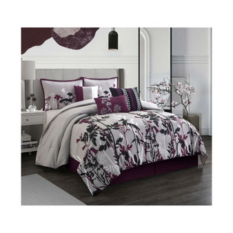 Darlene Comforter Set, Queen, 7-Piece