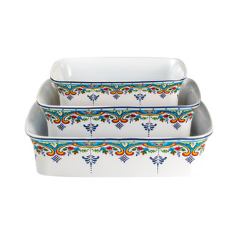 Zanzibar Stoneware 3 Piece Baking Dishes