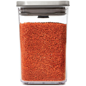 Steel Pop Small Square Short 1.1-Qt. Food Storage Container