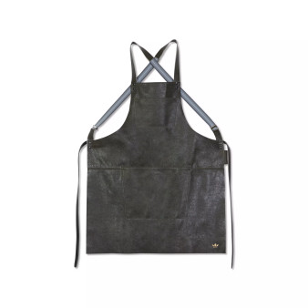Suspender Style Apron-Vintage Leather