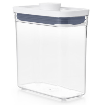 Pop Slim Short Rectangular Food Storage Container