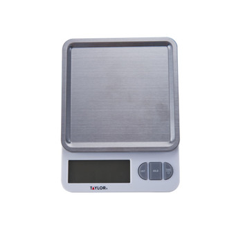 Digital Kitchen Scale with Removable Stainless Tray Set