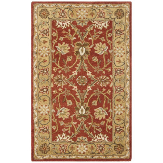 Antiquity At249 Black 8' x 8' Round Area Rug