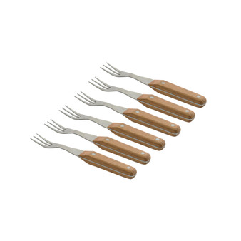 CollectNCook Stainless Steel Steak Forks, Set of 6