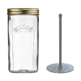 Pickle Jar with Lifter, 8.66"