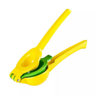 1 Piece Metal 2-In-1 Lemon Lime Squeezer - Max Extraction Hand Juicer