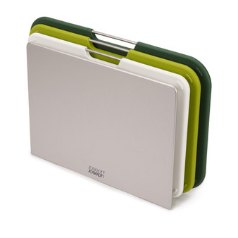 Nest Boards 3-Piece Chopping Board Set with Storage Stand