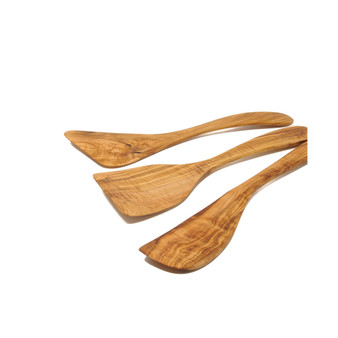 Olive Wood Spatula Kit Set of 3
