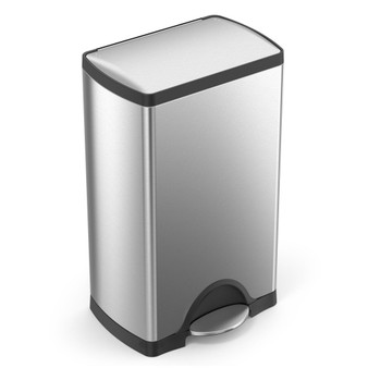 38-Liter Deluxe Rectangular Step Trash Can