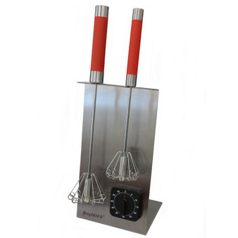 16.5" 18/10 Stainless Steel Whisk And Timer Set