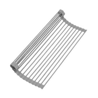 Multipurpose Heavy Duty Silicone Roll Up Sink Drying Rack Large
