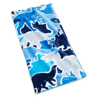 Dino Camo Bath Towel, 25" x 50", Created for Macy's