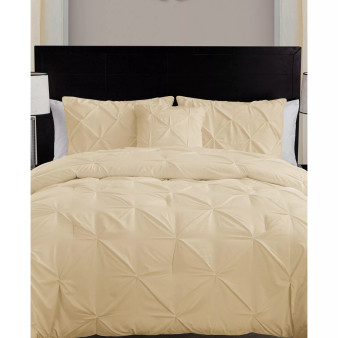 Carmen Pintuck 4 Piece Comforter Set, Queen