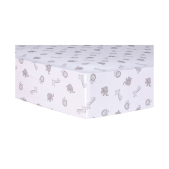 Chevron Safari Cotton Crib Sheet