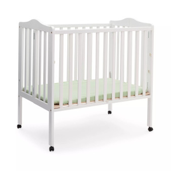 Folding Portable Mini Baby Crib with Mattress