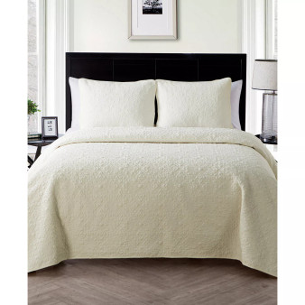 Caroline Embossed 2-Piece Twin Quilt Set