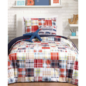 Bryce Reversible 4-Pc. Twin Comforter Set