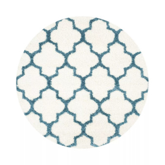 Shag Kids 6'7" x 6'7" Round Area Rug