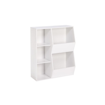 Kids 3-Cubby, 2-Veggie Bin Floor Cabinet