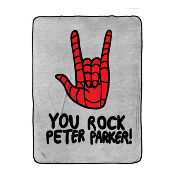 Spiderman You Rock Peter Parker Silk Touch Throw, 70" x 50"
