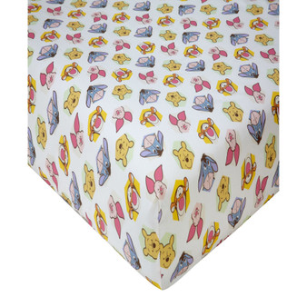 Peeking Pooh Crib Sheet