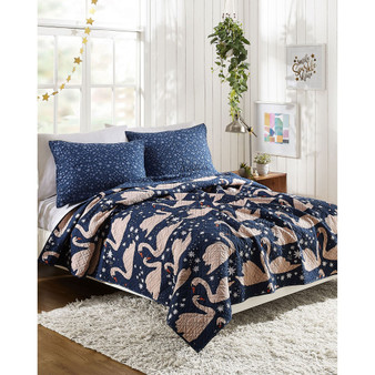 Swanning Around 3-Piece Full/Queen Quilt Set