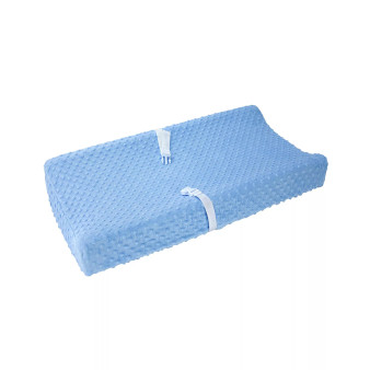Plush Velboa Bubble Dot Changing Pad Cover