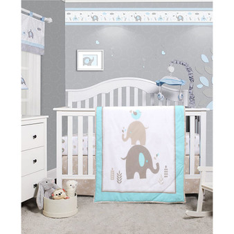 Nursery 4 Piece Bedding Crib Set