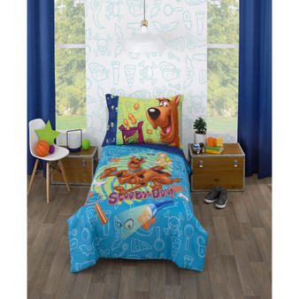 Scooby Dooby Doo 4 Piece Toddler Bed Set