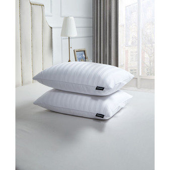Softy-Around White Goose Feather & Down 500 Thread Count 2-Pack Pillow, Jumbo