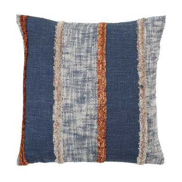 Vertical Striped Decorative Pillow, 20" x 20"