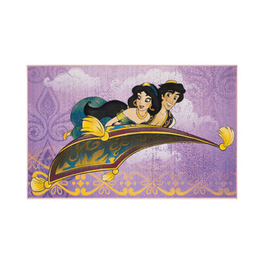 Disney Washable Rugs Magic Carpet Ride 3'3" x 5'3" Area Rug