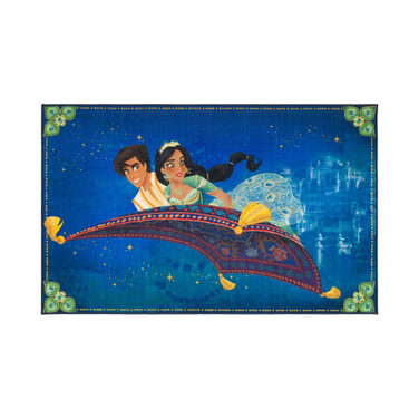 Disney Washable Rugs Aladdin and Jasmine 3'3" x 5'3" Area Rug