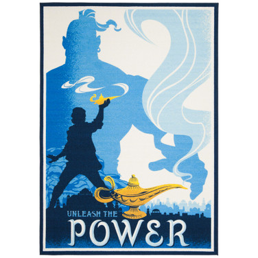Disney Washable Rugs Genie of the Lamp 5' x 7' Area Rug