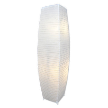 Alumni Color Changing RGB Chrome & Paper Floor Lamp with Remote Control
