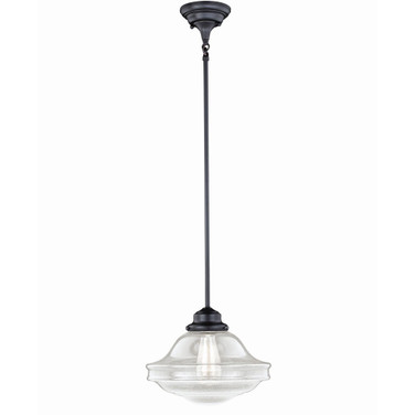 Huntley Farmhouse Pendant Light Clear Glass