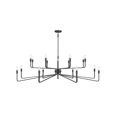Salem 16-Light Chandelier in Forged Iron