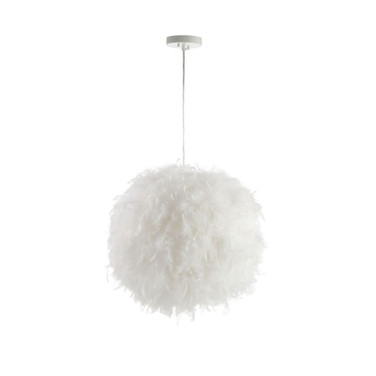 Stork 19" Feather Metal Adjustable LED Pendant