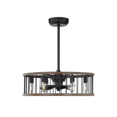 Kona 6-Light Fan D'Lier in Sapele