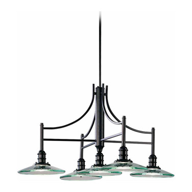 Edo 5-Light Kitchen Island Downrod Pendant Chandelier