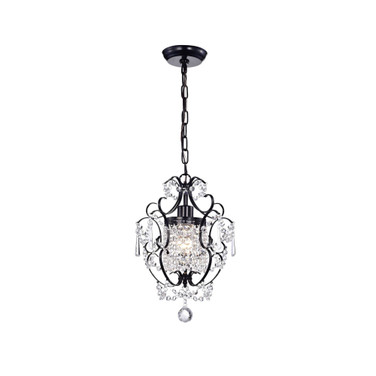 Ava 10" 1-Light Indoor Chandelier with Light Kit